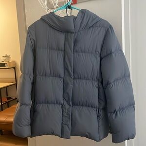 Light Grey Uniqlo Ultra Light Down